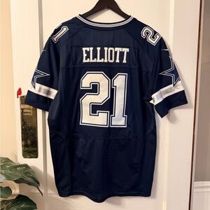 Vintage Nike Dallas Cowboys Ezekiel Elliott #21 On-Field Jersey (Size 48 / L)